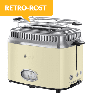 Russell Hobbs Retro 2 Slice Toaster Vintage