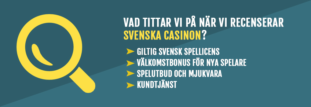 Casino Recension - Infografik