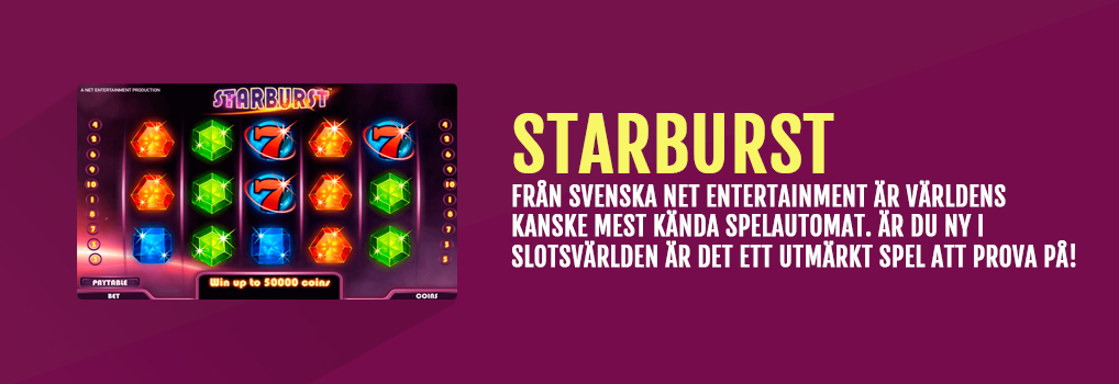 Info om Starburst spelautomat