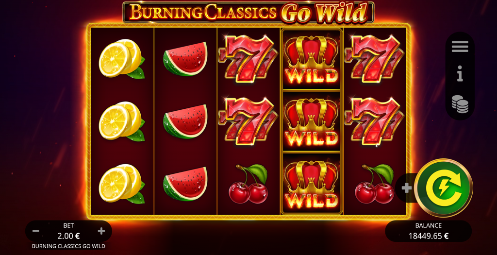 Burning Classics Go Wild Screenshot