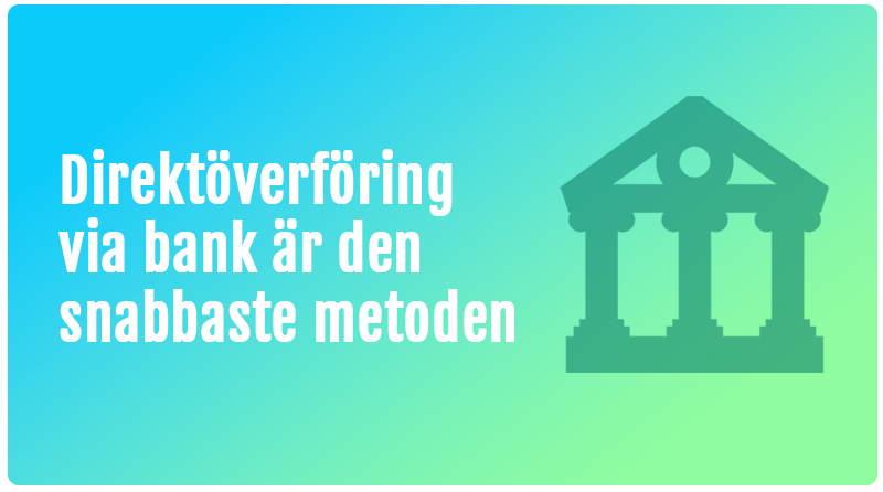 Snabbaste betalningsmetoden