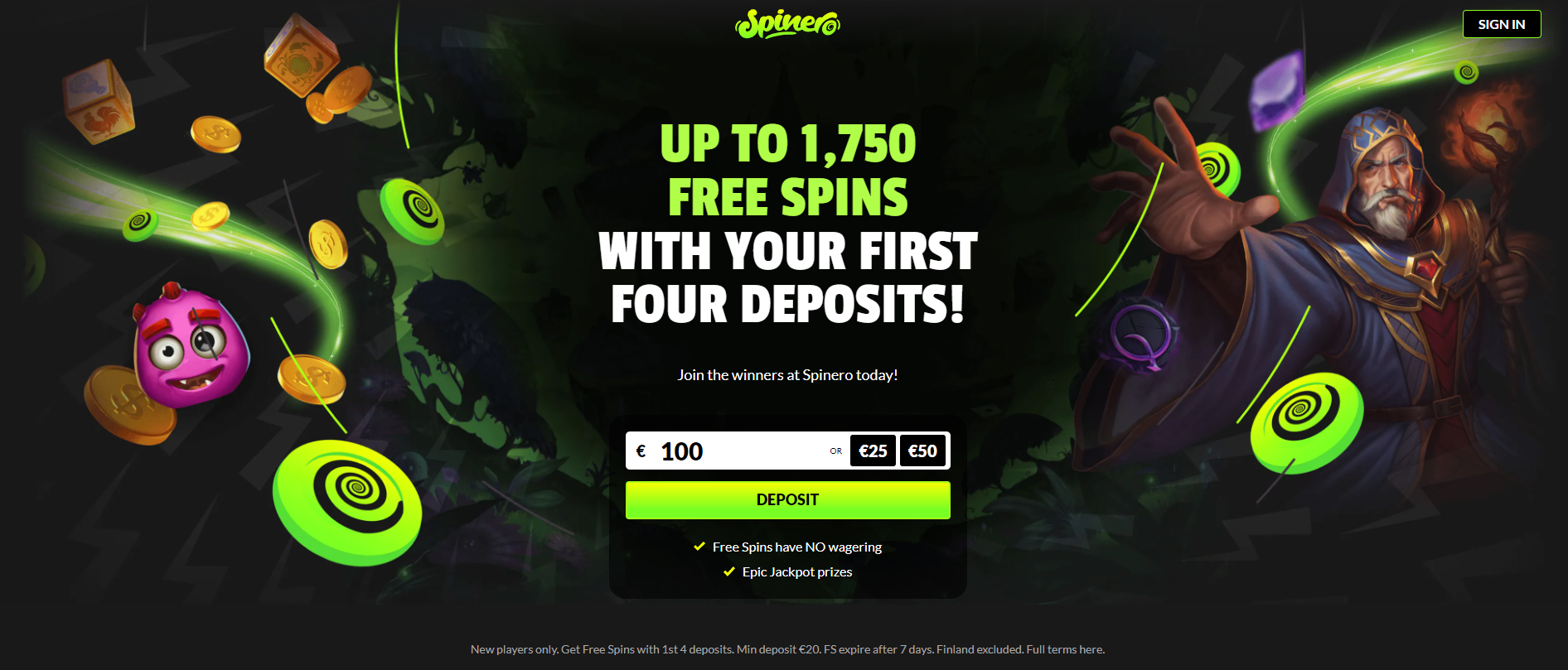 Spinero Screenshot